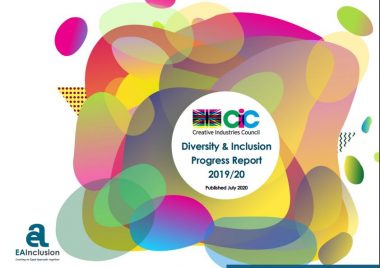 Screenshot of the cover of the report showing a colourful graphic