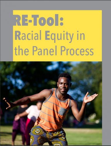 Cover of the tool showing a black man performing