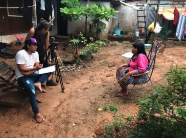 Yine-Yami indigenous community during the making of a participatory video